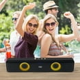 MiLife, Portable Bluetooth Sound Bar Speaker, with Multi Color LED