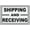 Warning Sign 4, variant on Shipping & Receiving In Rear Sign, Aluminum Tin Warning Signs for Home Outdoor Garden 8"x12", High Visibility Directional Sign for Warehouse