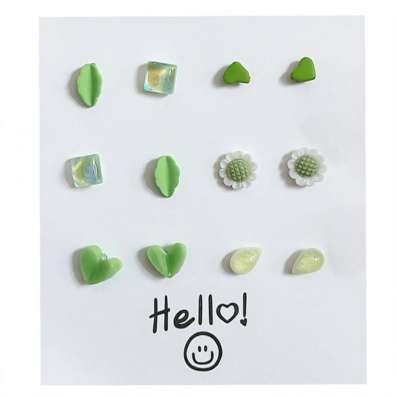 DESIGNICE 6Pairs Hypoallergenic Earrings for Women 925 Sterling Needle Sterling Silver Hoop Earrings for Women Cute Earrings for Women Trendy Birthday Gifts for Women Style1