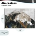 thumbnail image 4 of Stupell Industries Contemporary Rugged Mountain Peaks White Framed Giclee Art, 18 x 12, by Chromatic Storm Studio, 4 of 8