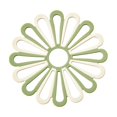 thumbnail image 1 of Vrorvz Double Color Petalss Silicone Pot Mat High Temperature Resistant Round Flower Design Food Grade Insulation Pad Non Slip Table Protection Easy to Clean, 1 of 1