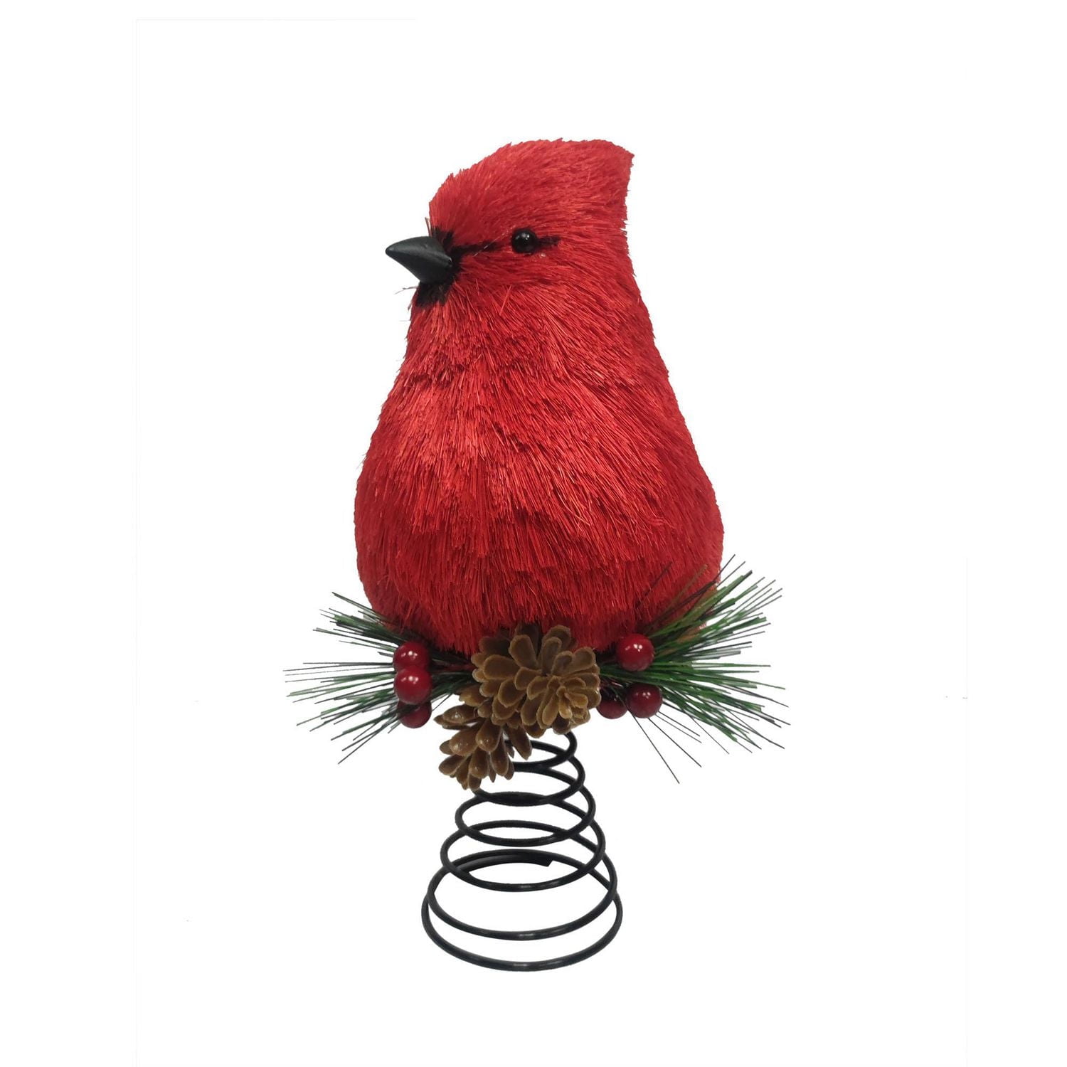 Décoration pour cime d’arbre de Noël cardinal de 10,5 po Holiday Time