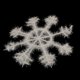 thumbnail image 2 of Decoración Clásica Del Partido Del Festival De Navidad Ornamentos Bncos Del De Nieve Colcomx copos de nieve, 2 of 5