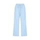thumbnail image 4 of Pantalones capri de lino de cintura alta para mujer de Umfun, pantalones de talla grande, pantalones deportivos de control de abdomen, azul claro L, 4 of 5