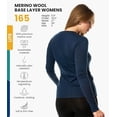 thumbnail image 3 of 𝗕𝗥𝗘𝗔𝗧𝗛𝗔𝗕𝗟𝗘 Merino.tech Women’s Lightweight Merino Wool Long Sleeve Base Layer Top with Hiking Socks, 3 of 11