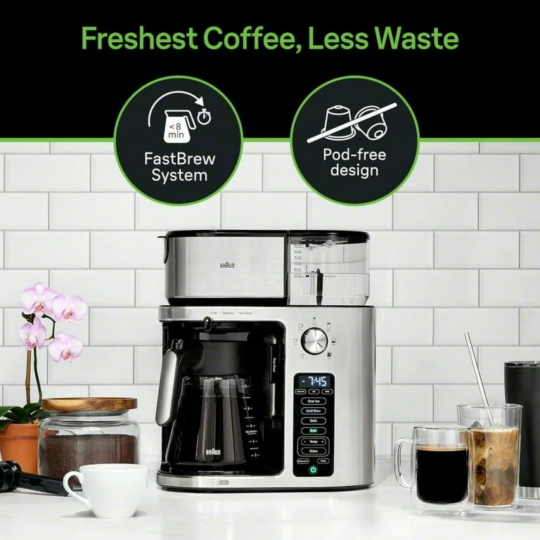 BRAUN MultiServe コーヒーメーカー Amazon.com: Braun MultiServe Coffee Machine 7 Programmable Brew