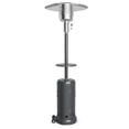 thumbnail image 6 of Patiojoy Patio Rolling Steel Heater Freestanding Outdoor Propane Heater w/Table Suitable for Garden Wedding & Party Gray, 6 of 8