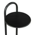 thumbnail image 3 of ZUO Christian Modern Iron and Marble Side Table in Black and White, 3 of 5