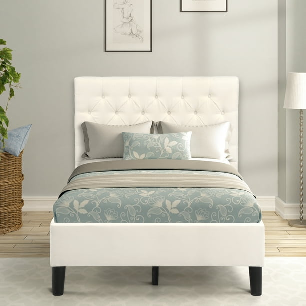 URHOMEPRO Twin Bed Frames for Kids, Heavy Duty Wood Twin ...