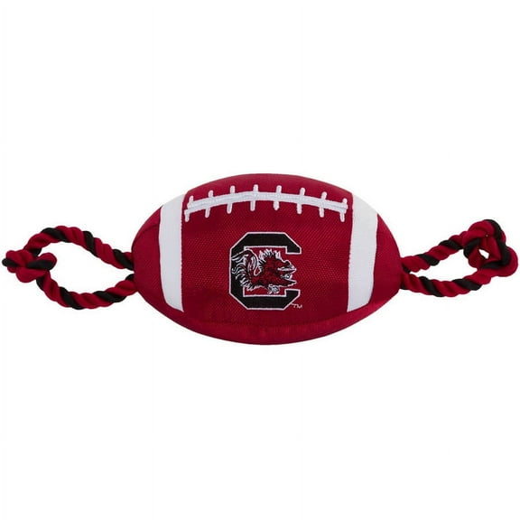 Pets First Collegiate South Carolina Nylon Football-Licensed