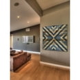 thumbnail image 4 of Marmont Hill Converging Blues Painting Print on Natural Pine Wood, 4 of 7