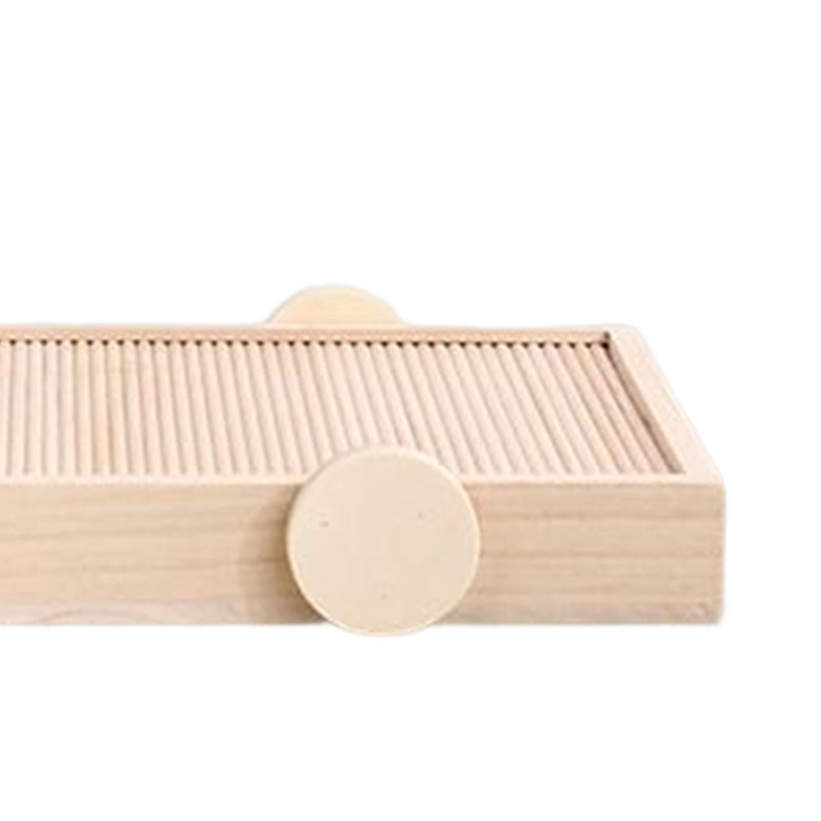 Bvdfgk Cat Scratch Pad Cat Scratching Board 3 in 1 with Ball Track Feather Teaser Cats 40cmx20cm