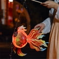 thumbnail image 3 of Graflsoa DIY Goldfish Lantern Kit for Kids - Traditional Mid-Autumn Festival Handmade Craft with LED Lights, Red and Pink Options, 3 of 5