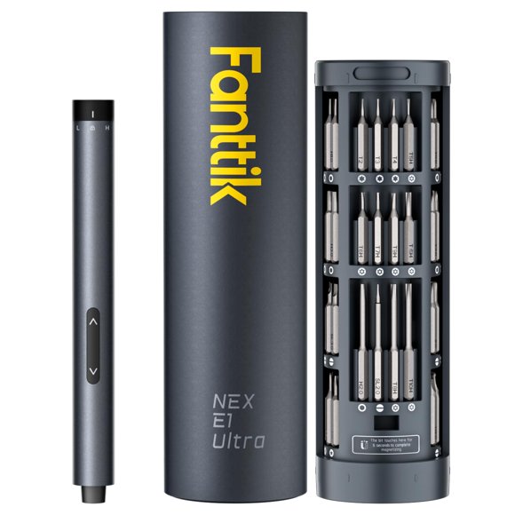 Destornillador eléctrico Fanttik E1 Ultra 3,7 V 50 en 1 Bits