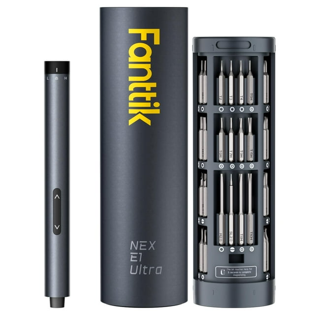 Destornillador eléctrico Fanttik E1 Ultra 3,7 V 50 en 1 Bits