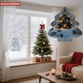thumbnail image 2 of Stylish Metal Hanging Christmas Tree Wind Spinner - Festive Garden Decoration with Snowy Design & Glowing Lights for Yard, 2 of 7