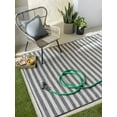 thumbnail image 4 of Mark&Day Outdoor Area Rugs, 2x3 Alize Cottage Indoor/Outdoor Charcoal Ivory Area Rug (2' x 2'11"), 4 of 9