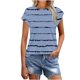 thumbnail image 2 of mfyjkho Tops De Tallas Grandes, Camiseta Informal Plisada De Manga Corta Y Cuello Redondo Para Mujer Tops De Tallas Grandes L, 2 of 8