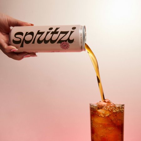 SPRITZI STRAWBERRY DRAGONFRUIT SPARKLING COLD BREW COFFEE TONIC, 115MG CAFFEINE, 12 PACK, 12 FL OZ CANS
