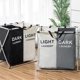 thumbnail image 3 of Oxford Fabric Dirty Clothes Storage Basket Laundry Basket Laundry Hamper Dirty Clothes Sorter Portable Foldable Folding Washing Bin, 3 of 5