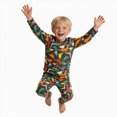 thumbnail image 6 of NOLDARES Little Boys Girls Pajamas Sets 2Pcs Pjs Kids Long Sleeve Sleepwear Christmas Print Homewear Set,2-3 Y, 6 of 9