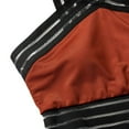 thumbnail image 5 of Women Swimsuits Strappy Neck Backless Bathing Suit Strap Detail Soft Fabric Beach Pool Swimwear For Ladies,Size:XL, 5 of 6