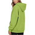 thumbnail image 7 of Women Hoodies Oversized Long Sleeve Sweatshirt Pullover with Pockets Pocket Hooded Top, 7 of 7