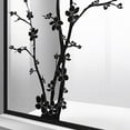 thumbnail image 3 of DreamLine Linea Blossom 34 in. W x 72 in. H Single Panel Frameless Shower Door, Open Entry Design in Satin Black, 3 of 7