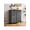 Grey, variant on XC Dresser For Bedroom, Dressers & Chests Of Drawers Dresser Organizer, Wood Top Table Furniture With 8 Fabric Storage Tower Unit, Chest Of Drawers For Closet, Living Room, Hallway, Porch