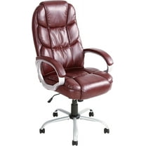 PayLessHere Brown Executive Office Chair - Ergonomic High Back w/Lumbar Support