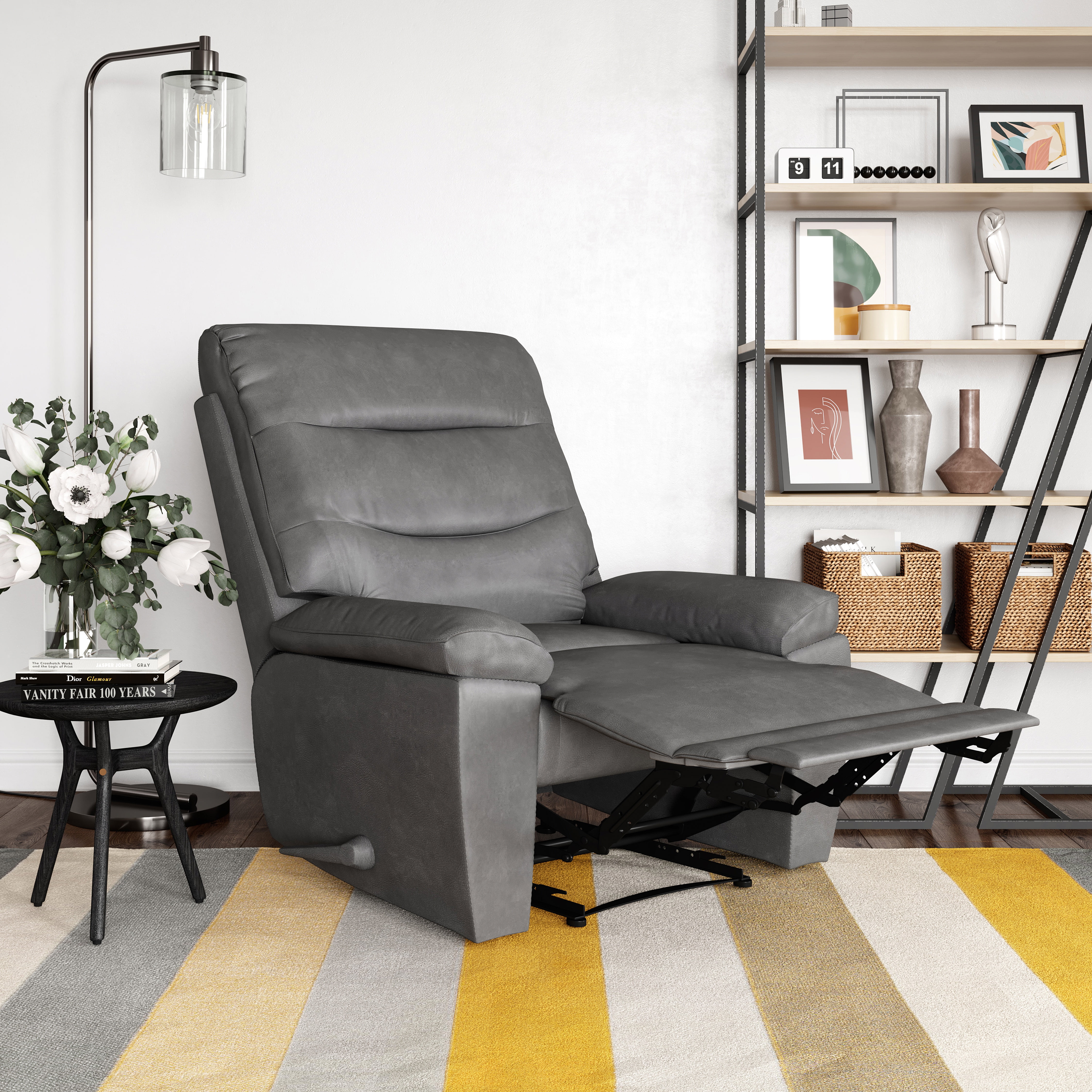 Relax A Lounger Lincoln Manual, Leather Oversized Recliner