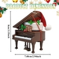 thumbnail image 3 of 1Pc Christmas Ornaments Grand Piano Brown Musical Music Instrument Acrylic Upright Piano Hanging Decorations for Christmas Tree,Piano Ornament 2025 for Music Lover Piano Players Christmas Gifts, 3 of 6