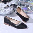 thumbnail image 5 of CAIXAI Ballet Flats For Women Womens Mary Jane Flats Closed Pointed Toe Ballet Flats Ankle Strap Work Dress Shoes, 5 of 9