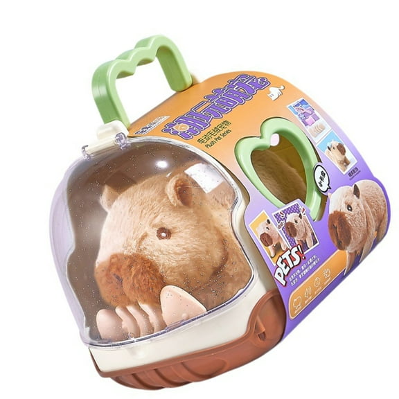 COOLHOOD Electric Pet Animal Walking Plush Toy for Realistic Sound and Movement Soft Dolls for Toddler Craw Learning