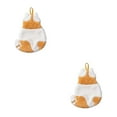 thumbnail image 2 of Monstrate de cocina Toalla de terciopelo coralino Cómodo colgante Paño de limpieza de secado rápido Toallas de mano Accesorio Baño Amarillo 2piezas, 2 of 6