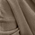 thumbnail image 6 of Feancey Oversized Knitted Cardigans for Women Hooded Loose Button Sweater Jackets Ribbed Knit Casual Solid Color Cardigan Sweaters Lighten Coffee Free Size, 6 of 6