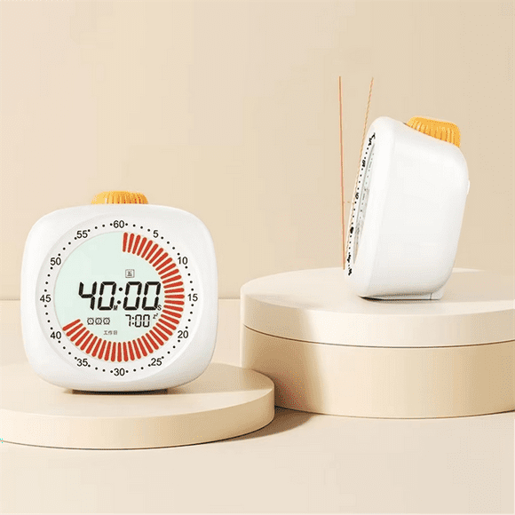 New Rotary Timer Smart Silent Visual Analog Timer for Kids and Adults