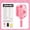 1pc Sakura Paddle (Free Bag & Balls), variant on Sakura Pink Pickleball Paddle, Carbon Fiber, Matte Finish, UV Printing and Honeycomb Polymer Core, Non-Slip Grip, Excellent Spin and Control, Suitable for Men and Women, Pickleball Intermediate