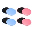 thumbnail image 1 of 8 Packs Dual Sided Core Sliders Exercise Sliders for Working Out Gym Carpet Hardwood Floor, Pink/Blue, 1 of 5