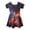 00-Black660, variant on WOYY Girls Graphic A Line Dress Summer Casual Short Sleeve Midi Dresses, Black