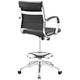 thumbnail image 4 of Modern Contemporary Urban Design Work Home Office Office Chair, Black, Faux Leather, 4 of 4