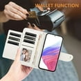 thumbnail image 3 of for Motorola Edge 50 Neo 5G Phone Case Wallet Protective Case leather Cover with magnetic closed credit card slot shockproof protection phone case, 3 of 7