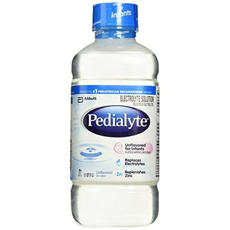 2 Pack Pedialyte Oral Electrolyte Maintenance Solution Unflavored 1 liter Each