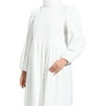 thumbnail image 4 of Off White - Multi - Crew neck - Unlined - Modest Dress - Benin, 4 of 5