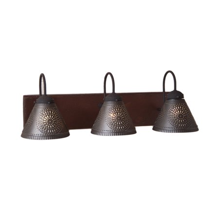 Crestwood Vanity Light in Plantation Red