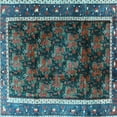thumbnail image 1 of Ahgly Company Indoor Square Persian Light Blue Traditional Area Rugs, 7' Square, 1 of 4