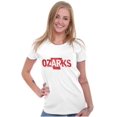 thumbnail image 3 of Arkansas Ozarks Pride AR Shaped Map Womens Fitted Plus Size Graphic Tee Brisco Brands 2X, 3 of 5