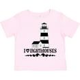 thumbnail image 3 of Inktastic I Love Lighthouses Girls Toddler T-Shirt, 3 of 5