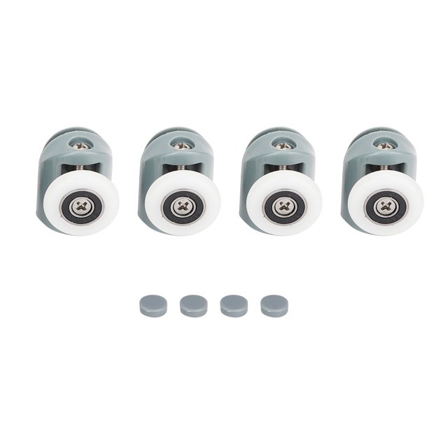 VIFERR Rouleaux de Porte de Douche de Remplacement Douche coulissante Porte en Verre Coureurs supérieurs Rouleaux poulies Roue (Roue Simple)