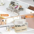 thumbnail image 6 of Gustave Double Layer Hair Tools Travel Bag Carrying Case Portable Waterproof Hair Dryer Organizer Storage Bags, 6 of 7